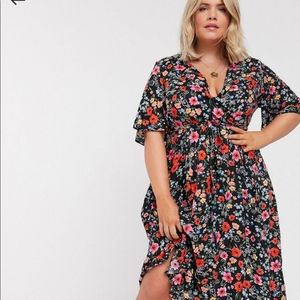 Simply Be Floral Midi dress